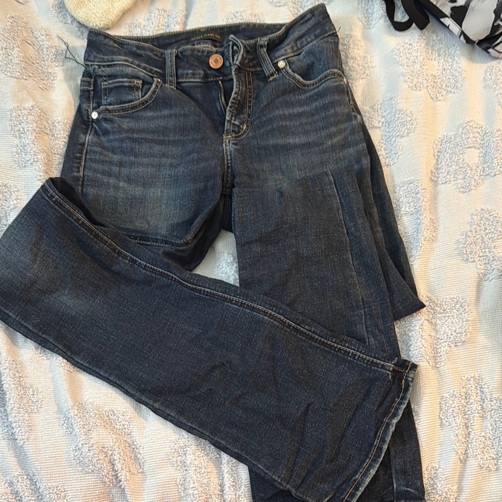 Silver Jeans Women's Boot Cut in Dark Blue